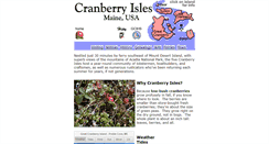 Desktop Screenshot of cranberryisles.com