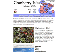 Tablet Screenshot of cranberryisles.com